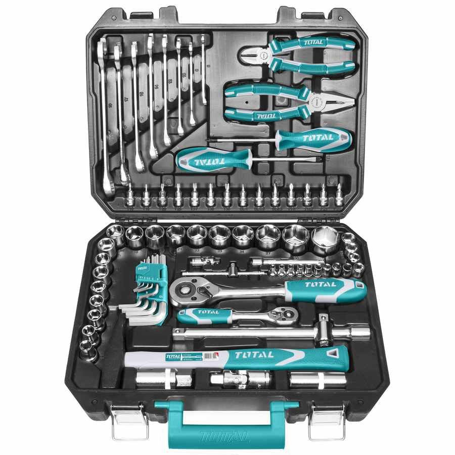 TOTAL 77 Pcs Tool Bag (THKTHP20776)
