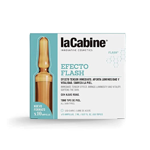 Lacabine Flash Effect Ampoules – 10 x 2ml Instant Brightening