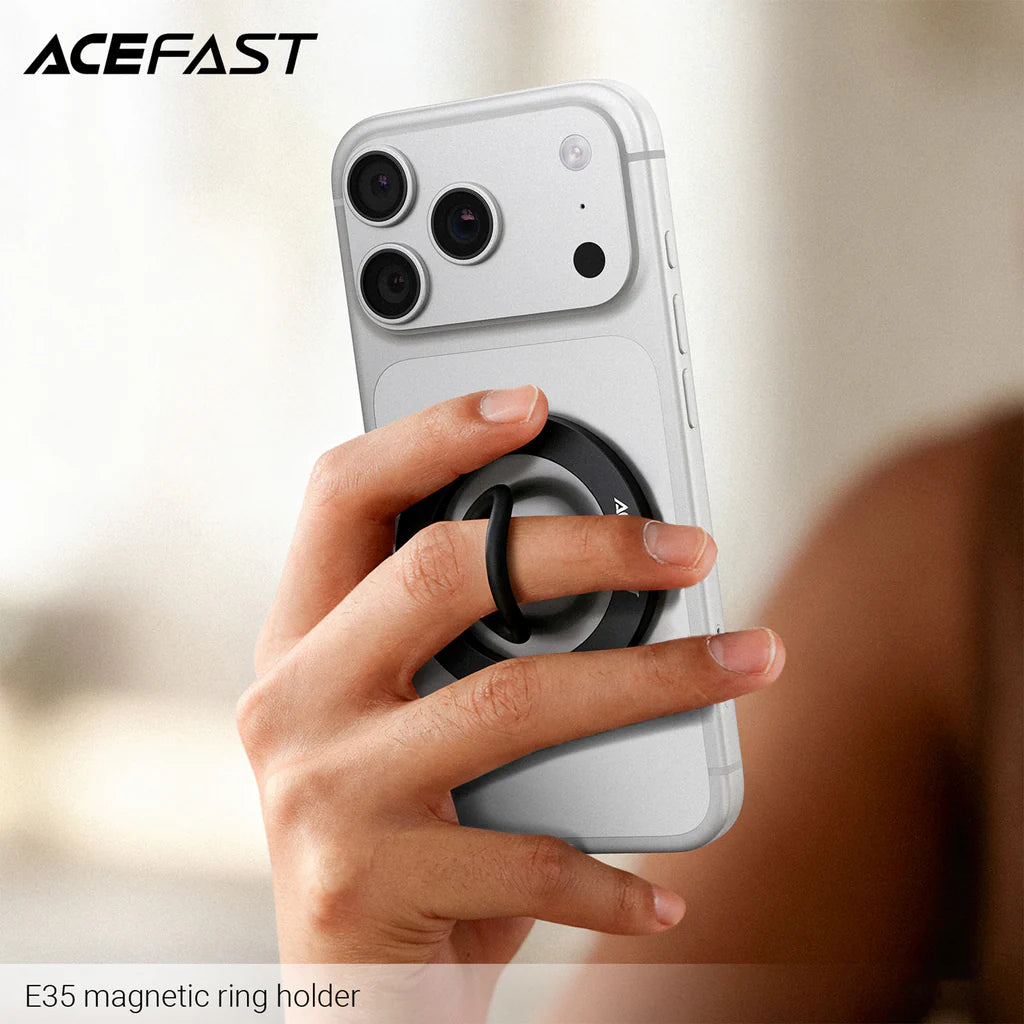 Acefast E35 Magnetic Ring Holder - Black