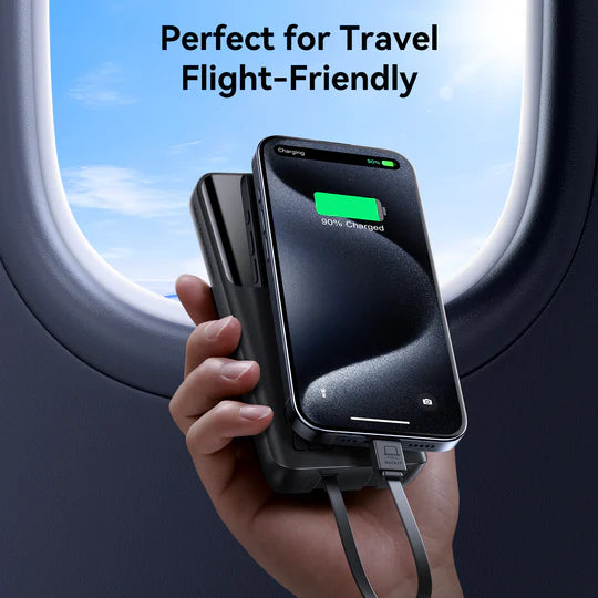 JOYROOM JR-PBF19 10000mAh Power Bank with Display & Cables