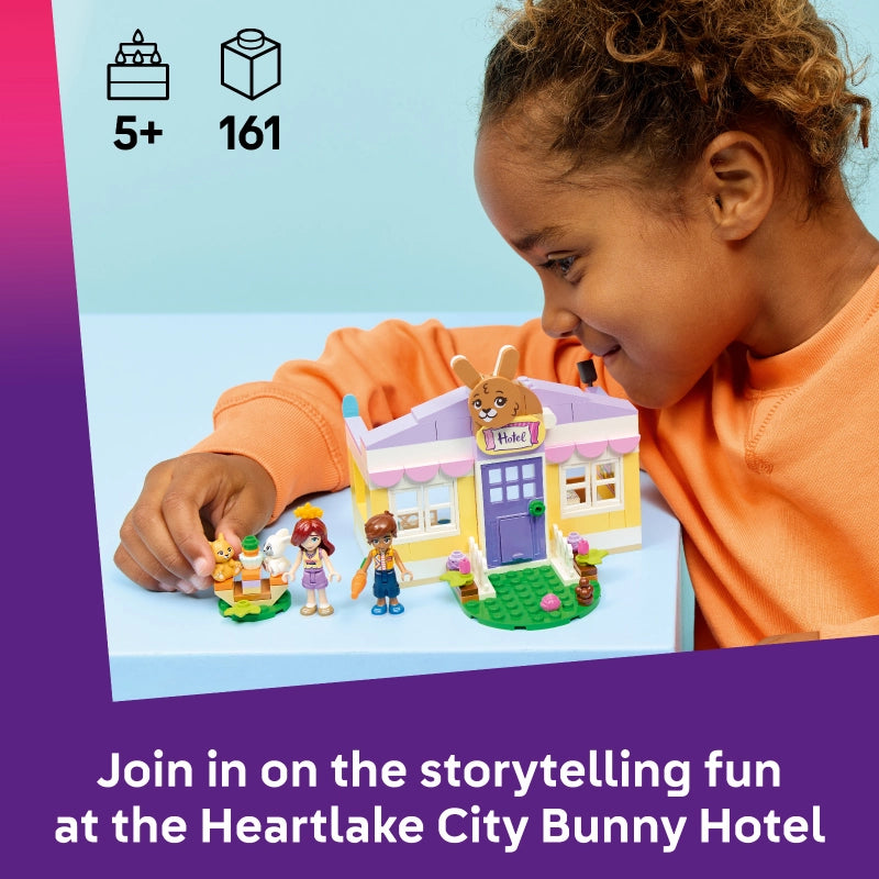 LEGO Friends Heartlake City Bunny Hotel – 161 Pieces | Set 42679