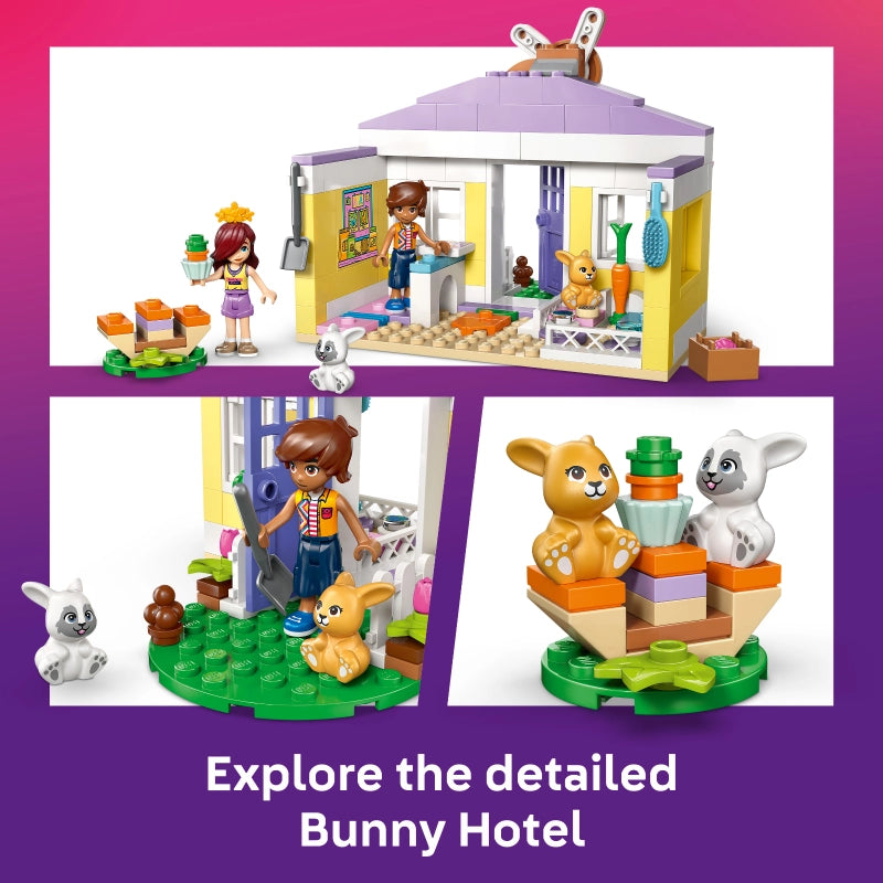LEGO Friends Heartlake City Bunny Hotel – 161 Pieces | Set 42679