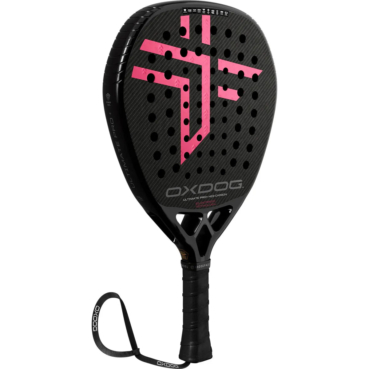 OXDOG Ultimate Pro+ HES-Carbon SilentSpeed 3D/Sand DM Racket