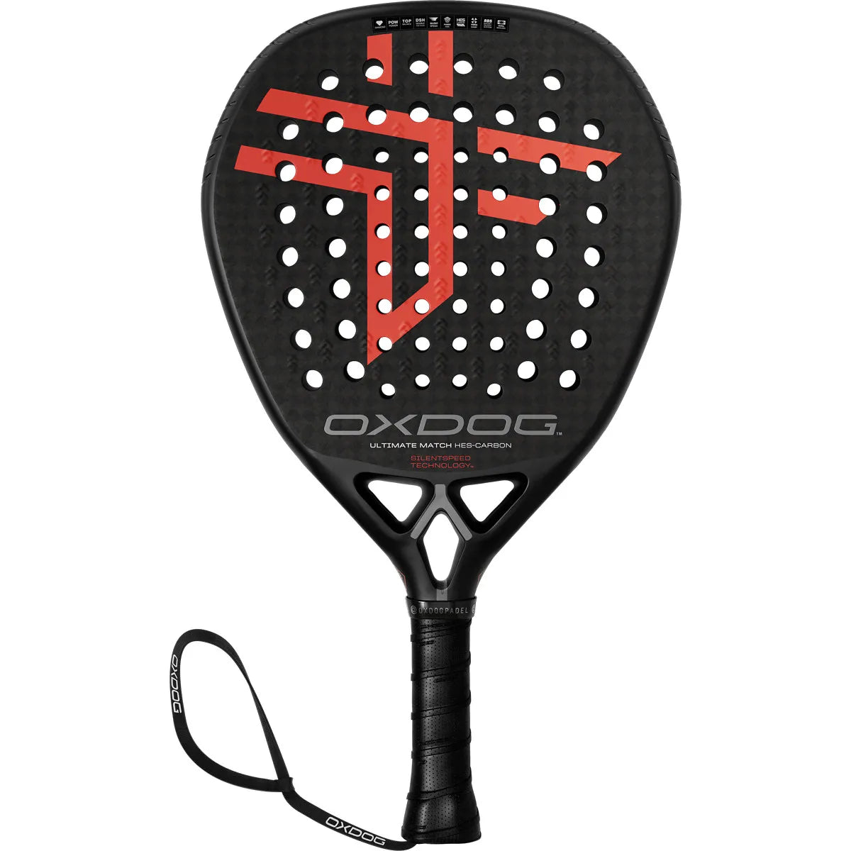 OXDOG Ultimate Match HES-Carbon SilentSpeed 3D/Sand Racket