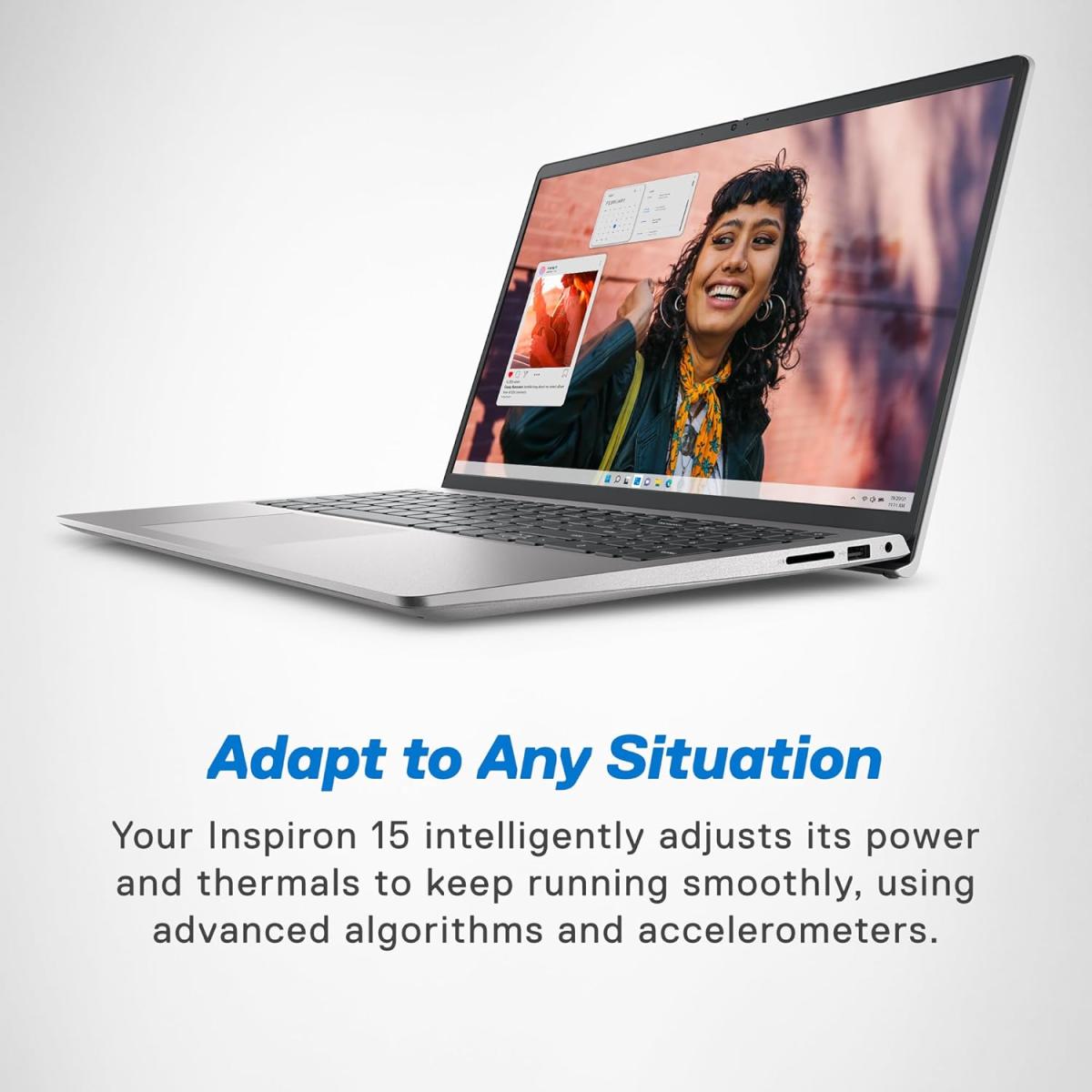 Dell Inspiron 15 3530 Business Laptop - 15.6" FHD 120Hz, 13th Gen Intel Core i7-1355U, 16GB DDR4, 1TB SSD - Platinum Silver