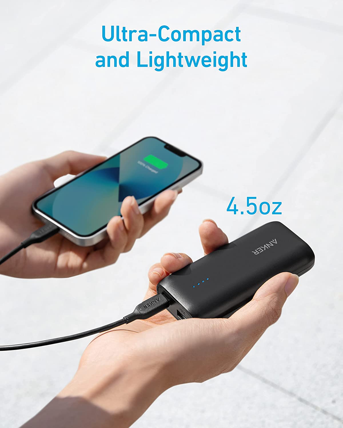 Anker 321 Power Bank (PowerCore 5K), 5,200mAh Portable Charger