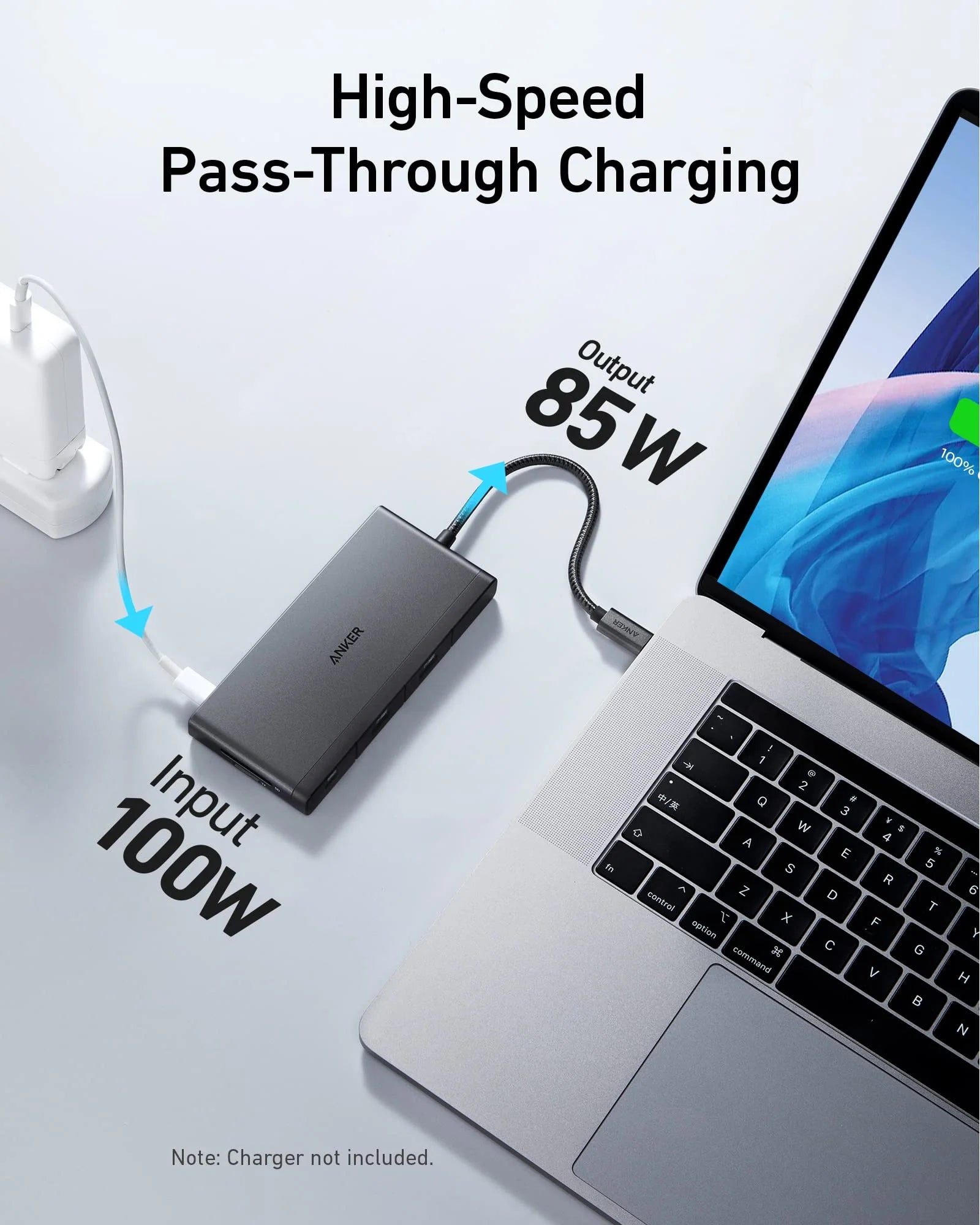 Anker 552 USB-C Hub (9-in-1, 4K HDMI)  B2B - UN (excluded CN, Europe) Black Iteration 1