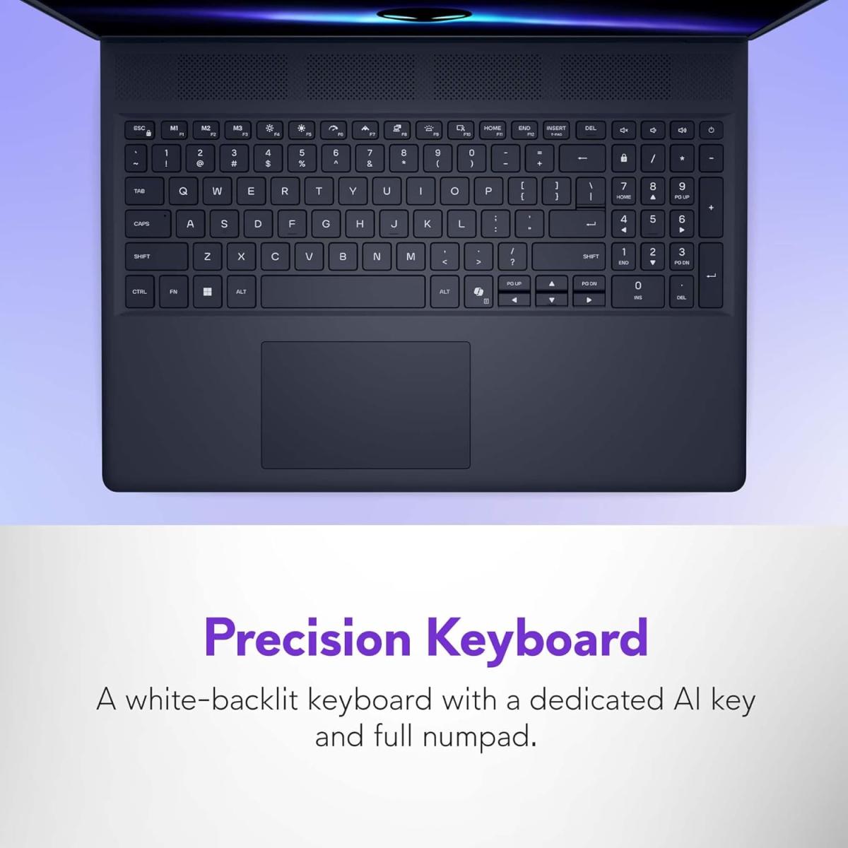 Dell Alienware 16 Aurora 16" IPS WQXGA (QHD+) (2560 x 1600) @120Hz 100% sRGB, Intel Core 9 Processor 270H, Nvidia RTX 5070 8GB GDDR7, 32GB DDR5 RAM, 1TB M.2 PCIe NVMe - (Interstellar Indigo) Gaming Laptop (3 Years Warranty)