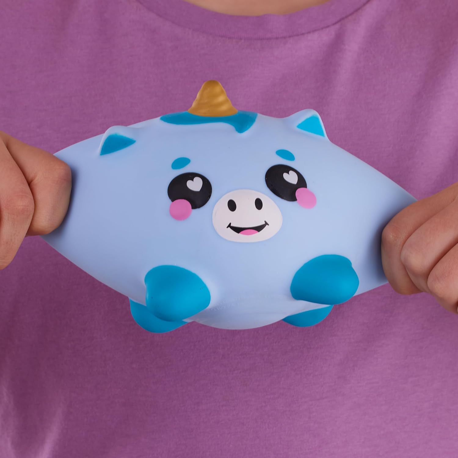Smooshzees Luvzees Boltz – Blue Unicorn, Soft & Squishy