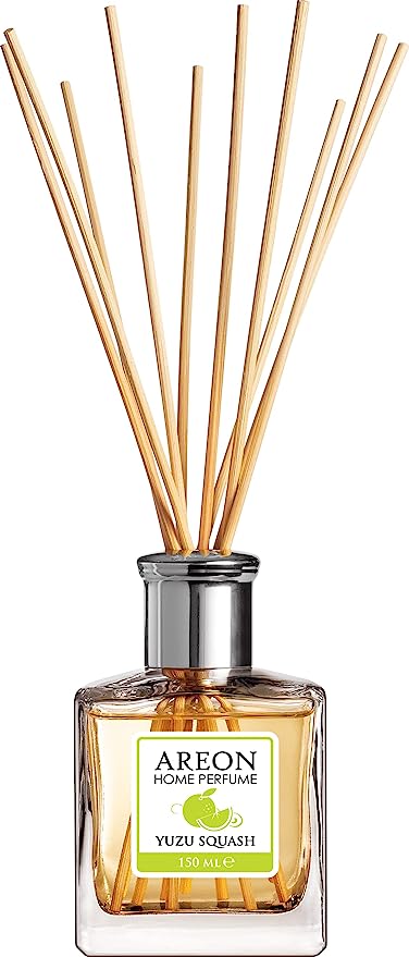 Areon Yuzu Squash 150 ML Home Perfume Sticks | Perfect For Use In Bedroom & Kitchen