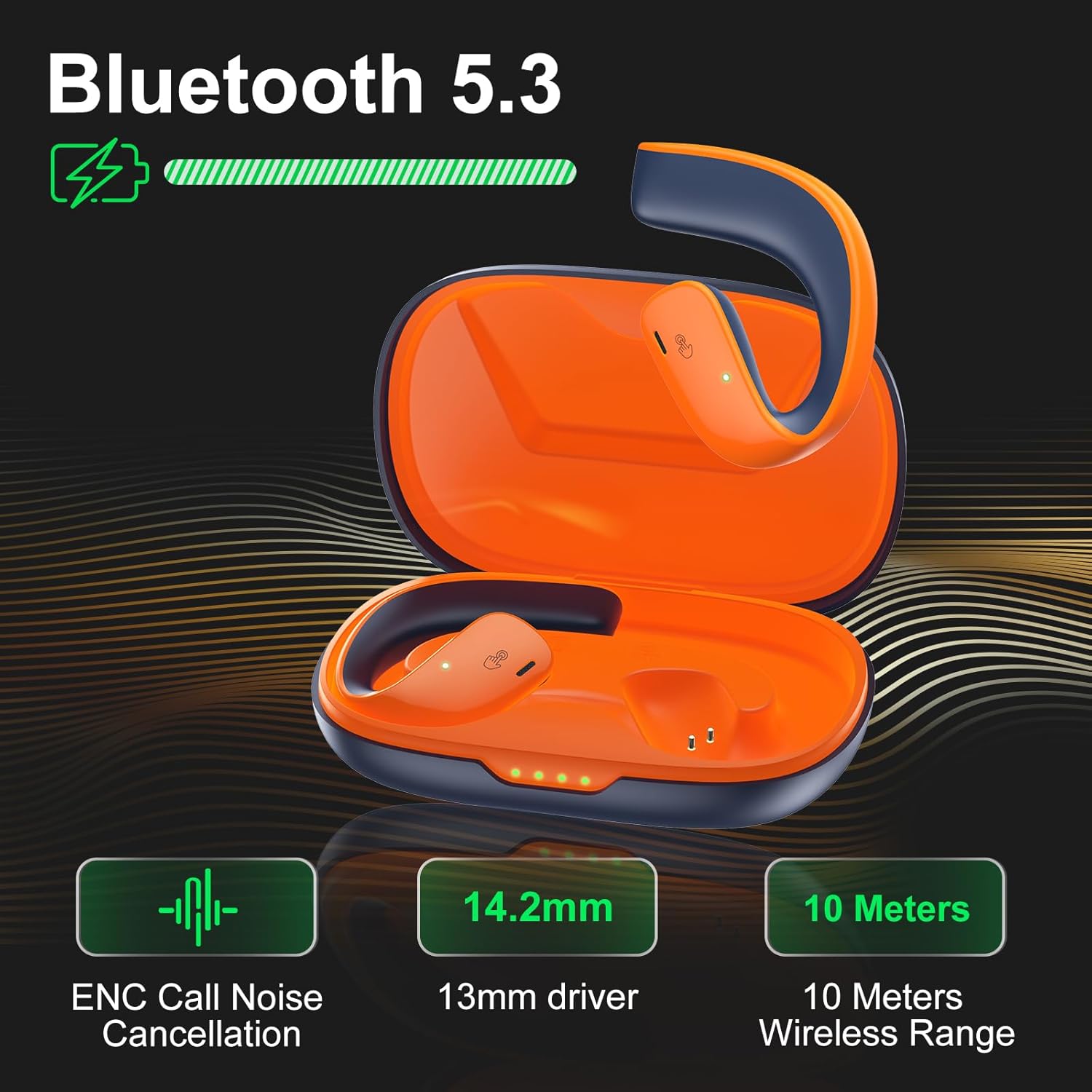 Black Shark T20 Headphones Wireless Earbuds Sport - Black