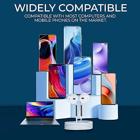 Lenyes LF105 Type-C Earphones – Hi-Fi Sound, Mic, 1.2m Cable