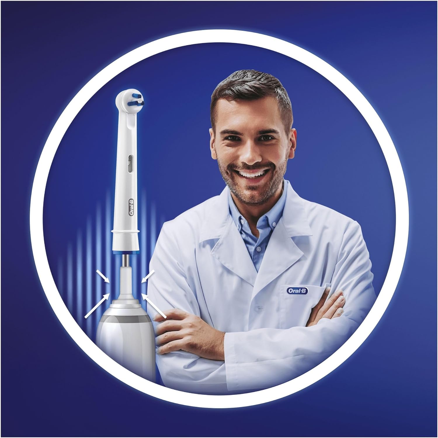 Oral-B Interspace Electric Toothbrush Head Pack of 2 Toothbrush Heads - White