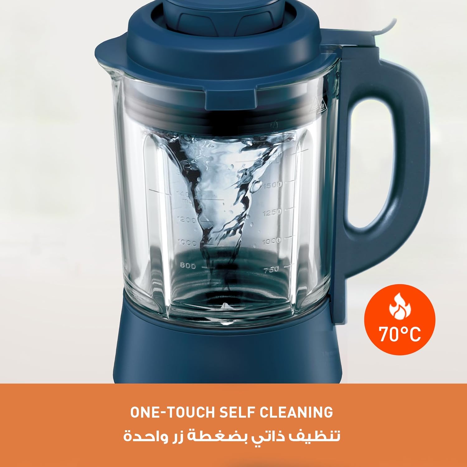 Panasonic MX-HG6401 1100W All-in-One Cooking Blender | 9 Auto Menus | 12H Timer | Self-Clean | Blue