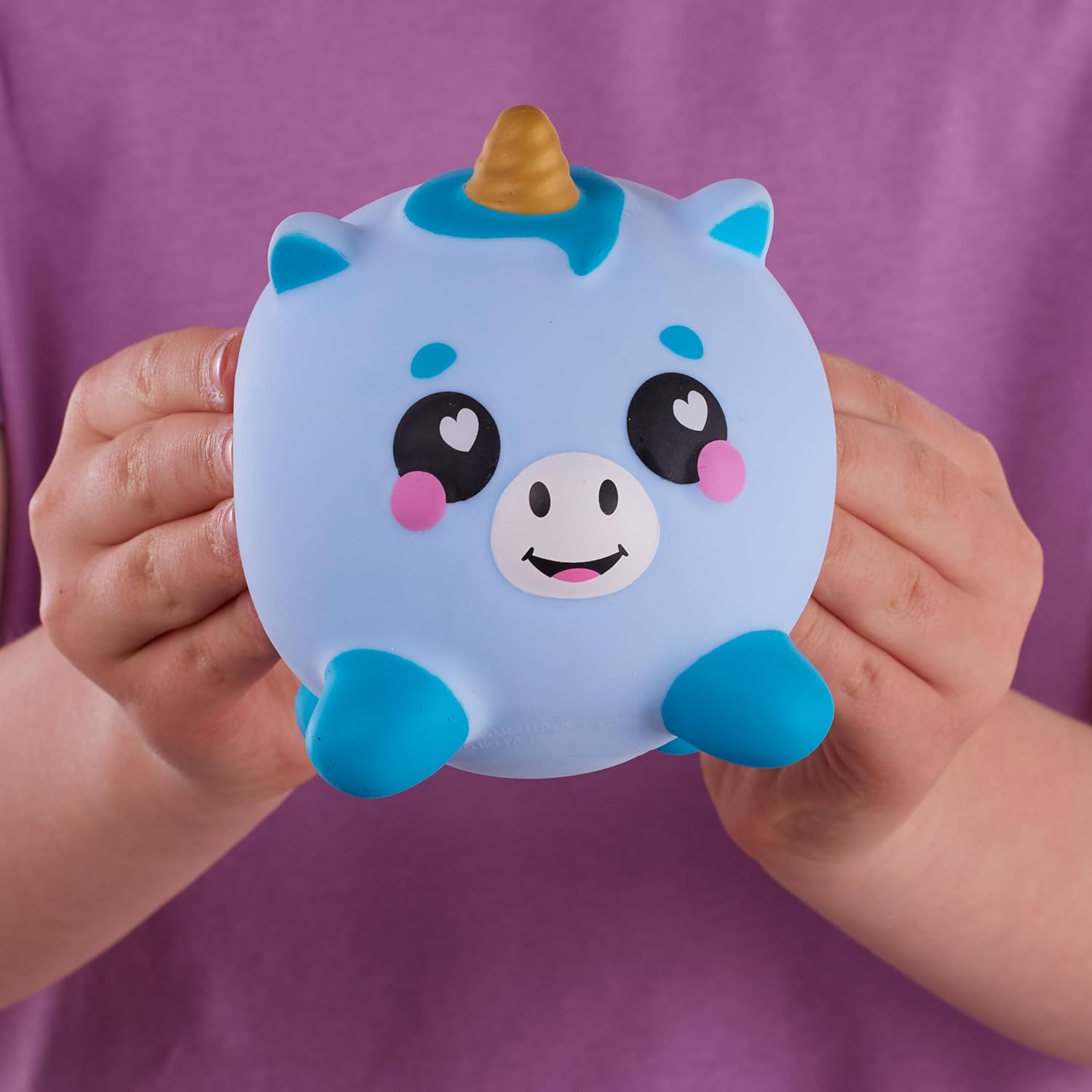 Smooshzees Luvzees Boltz – Blue Unicorn, Soft & Squishy