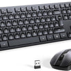 UGREEN MK006 Wireless Keyboard & Ergonomic Mouse Combo, Black
