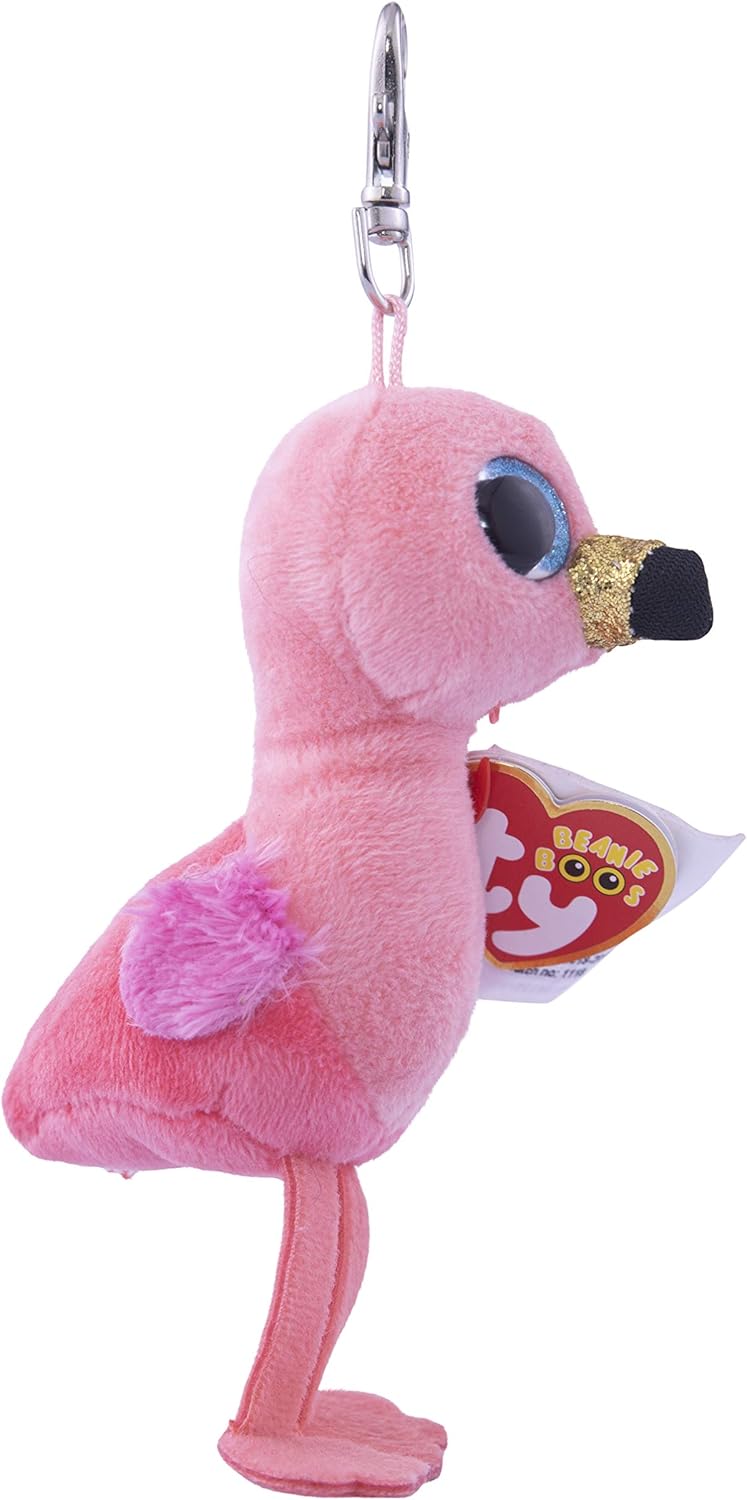 Beanie Boos Gilda - Pink Flamingo Plush Key Clip Toy