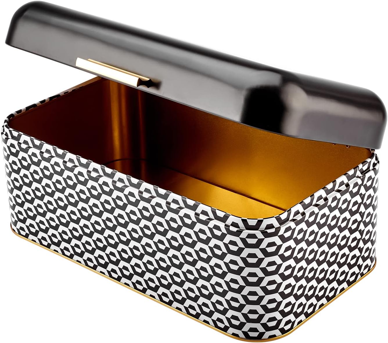 KARACA Playful Bread Box Black – Modern & Stylish