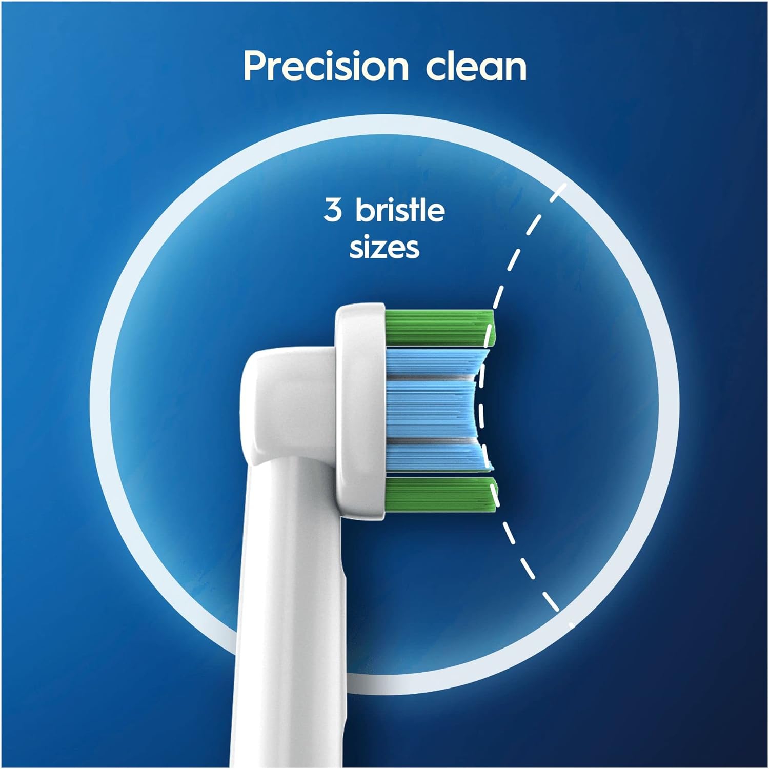 Oral-B Toothbrush Head with CleanMaximiser Technology Pack of 4 - White