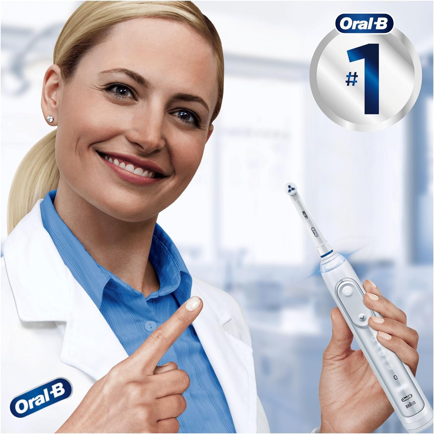 Oral-B Interspace Electric Toothbrush Head Pack of 2 Toothbrush Heads - White