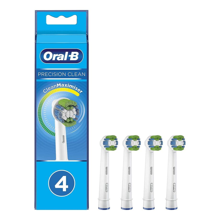 Oral-B Toothbrush Head with CleanMaximiser Technology Pack of 4 - White