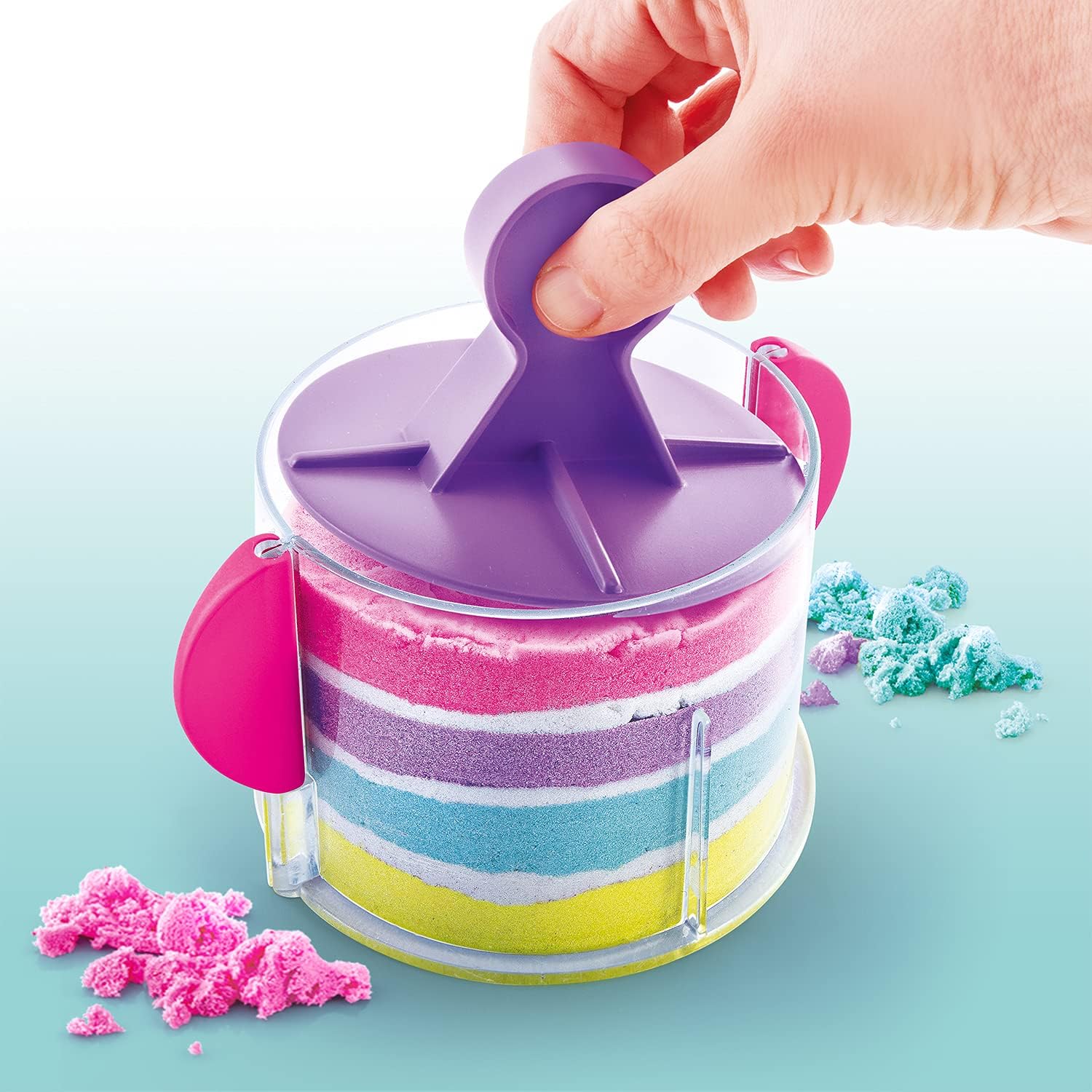 So Sand DIY Magic Sand Kit - Colorful Rainbow Cake Fun