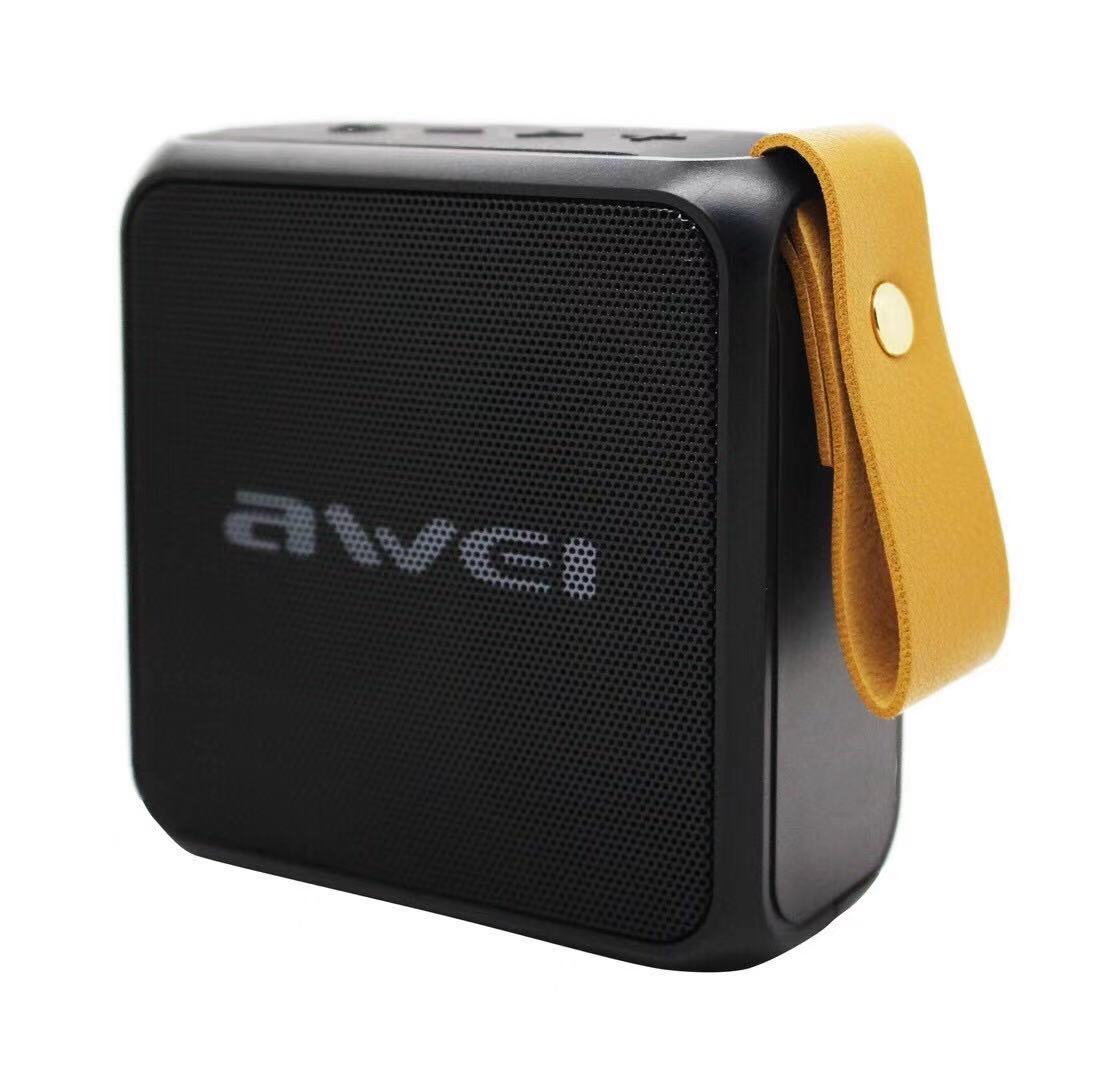 Awei Mini Portable Outdoor Waterproof Bluetooth Wireless Speaker - Black