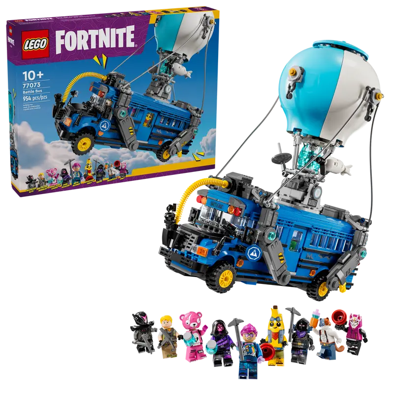 LEGO Fortnite - Battle Bus Figure for Fun & Creativity