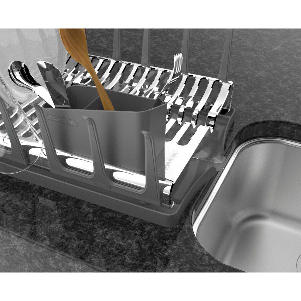 Tramontina Plurale 48.4×32cm Large Dish Drainer - Gray