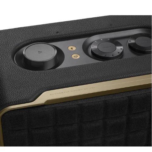 JBL Authentics 300 Retro Bluetooth Speaker with Built-in Battery - Black