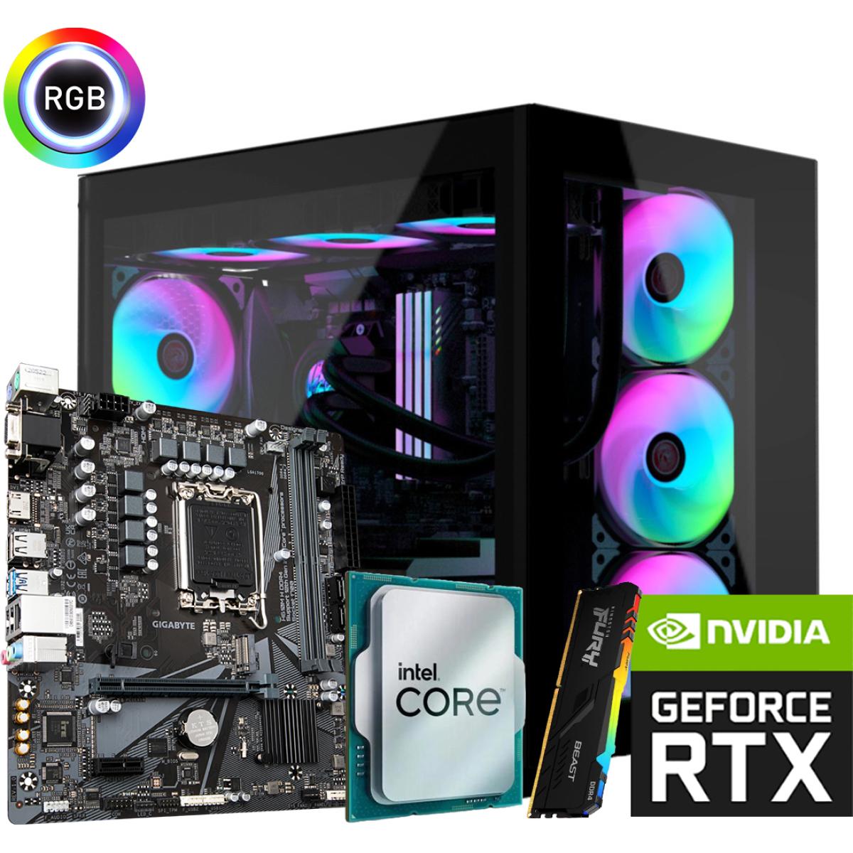 INTEL CORE i5 13400F // RTX 4060 Ti 8GB // 16GB RAM DDR4 - PC Build