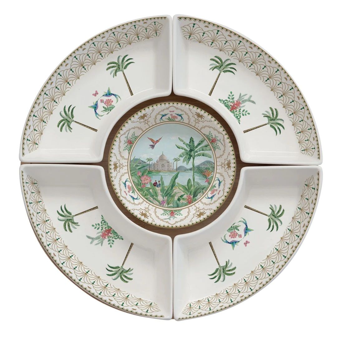 Easy Life Paradise Sauvage 6-Piece Appetizer Set – Multicolored