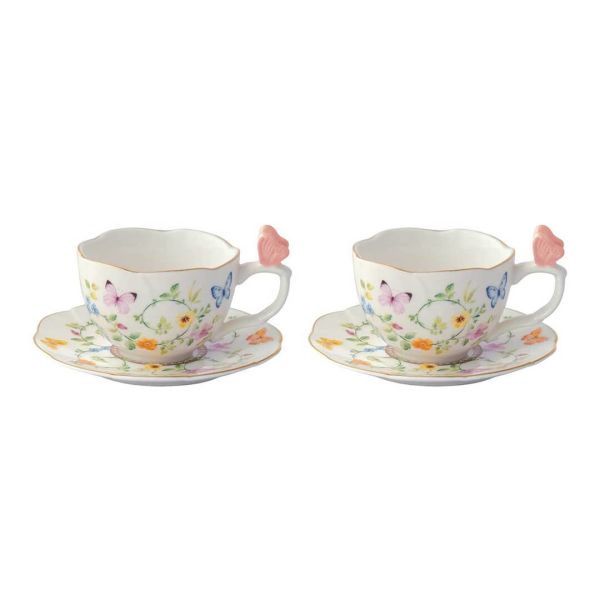 Easy Life Dancing Butterflies 4 Coffee Cups 120ml Set with Box