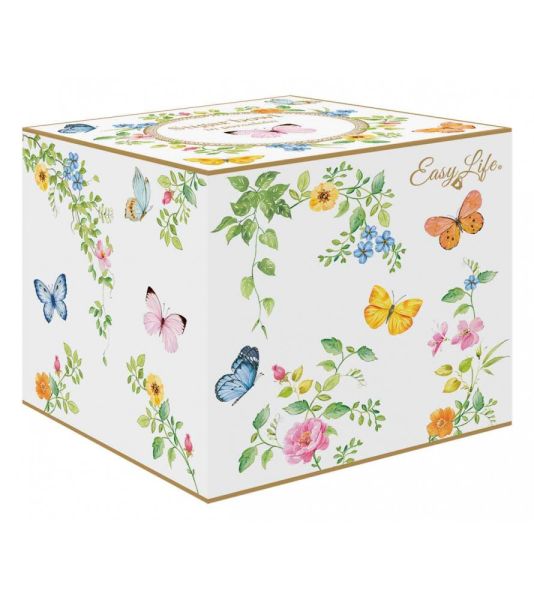 Easy Life Dancing Butterflies Sugar Bowl 220ml with Box - Multicolor