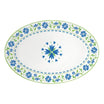 Easy Life Flowers Garden 35×23cm Serving Plate with Box - Blue & Green
