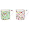 Easy Life Meadow Flowers 2pcs Mug Set 300ml – Multi Colors
