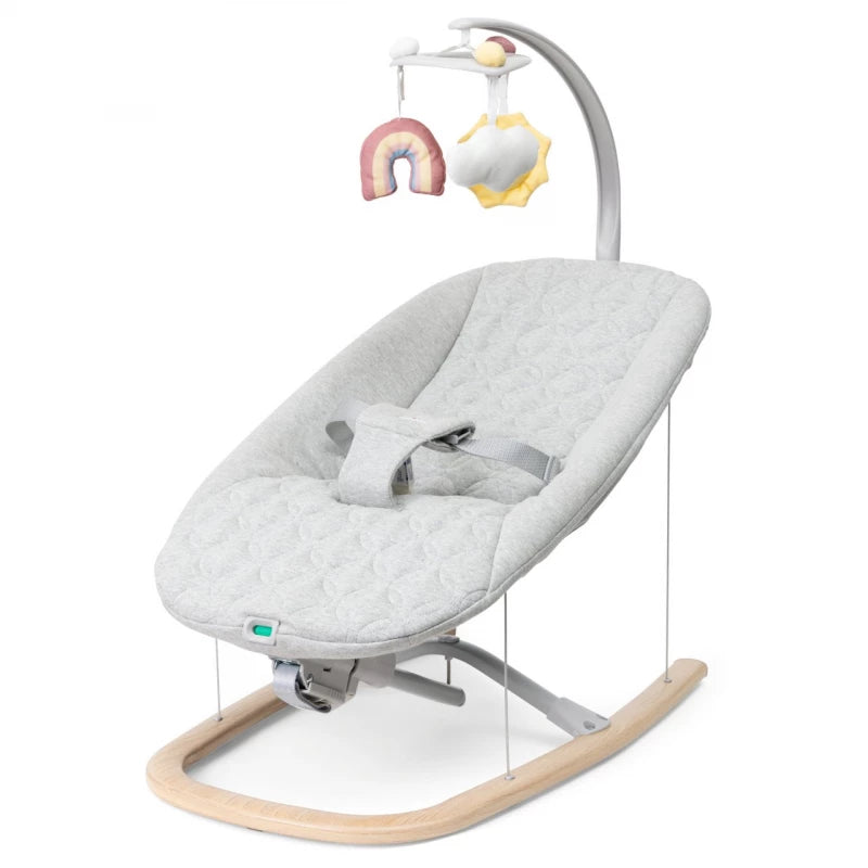 Chicco Zen Wave Bouncer – Wooden Grey, Comfortable & Safe