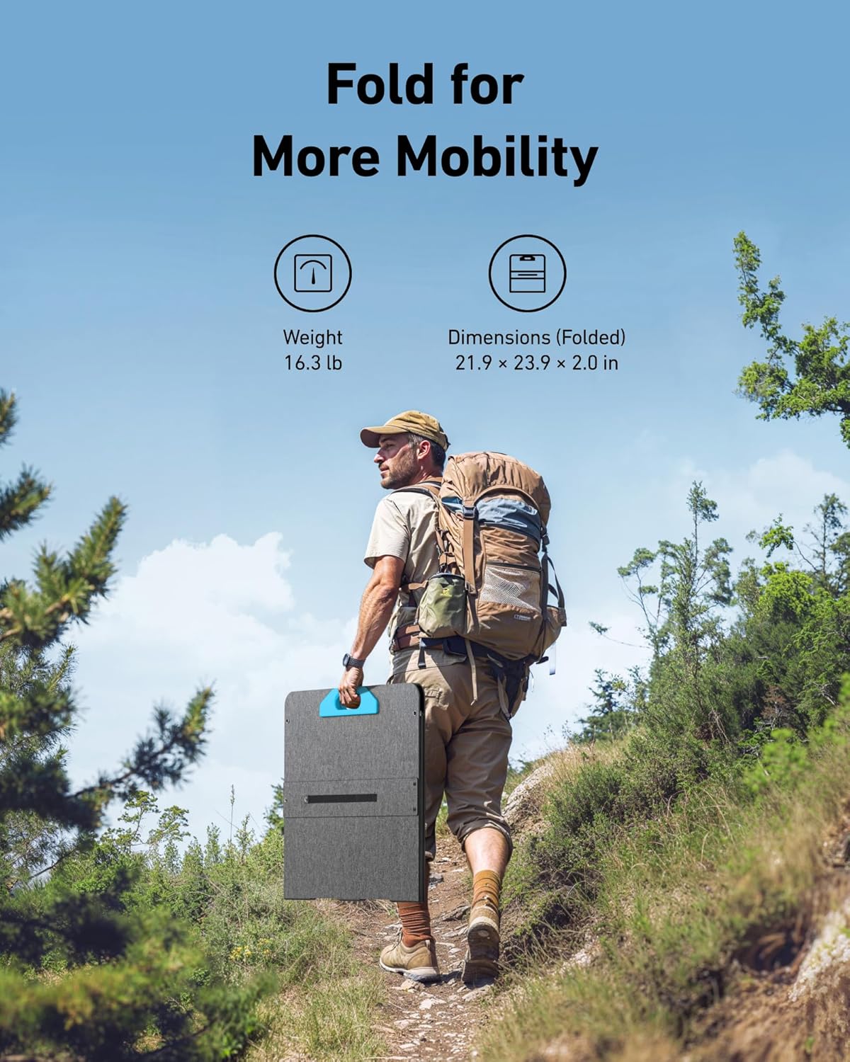 Anker SOLIX PS200 200W Foldable Solar Panel - IP67 Rated