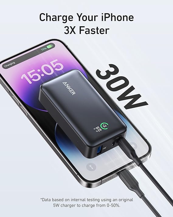 Anker 533 Power Bank 10000mAh - Black