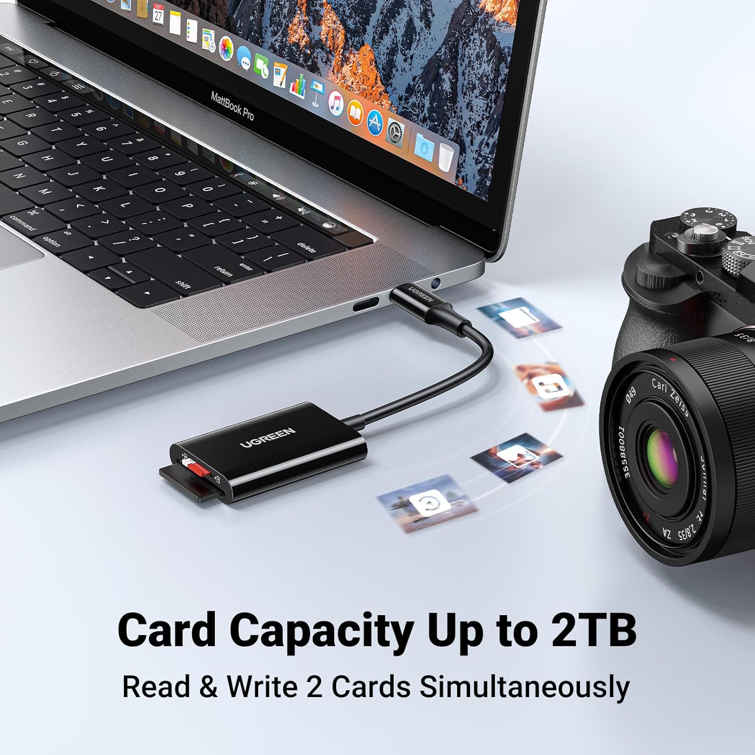 UGREEN USB-C SD Card Reader 170MB/s for iPhone 15 Pro, MacBook