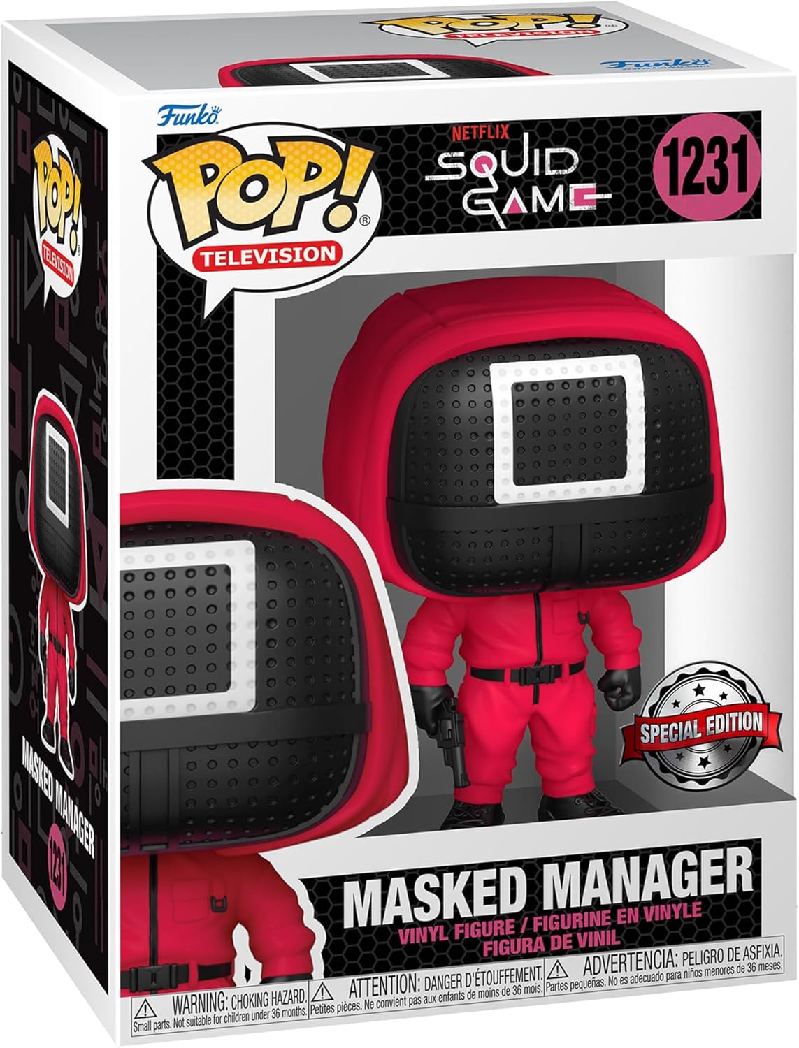 Funko Pop! Squid Game Manager  Exclusive Figure