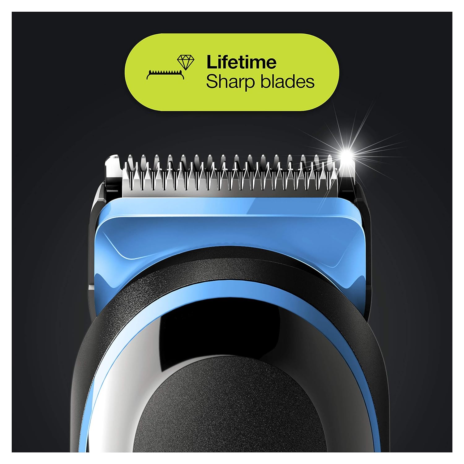 Braun Hair Clippers 7-in-1 Men's Grooming Kit with Gillette ProGlide Razor - black