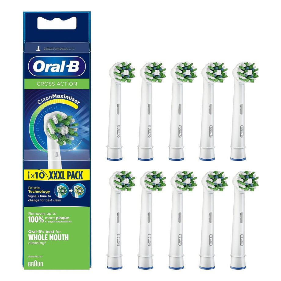 Oral-B Toothbrush Heads Pack of 10 - White