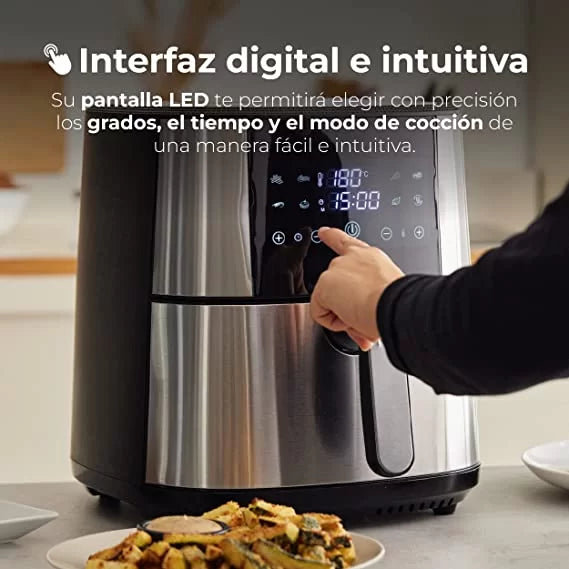 B NATIONAL Digital air fryer with a capacity of 9.2 liters