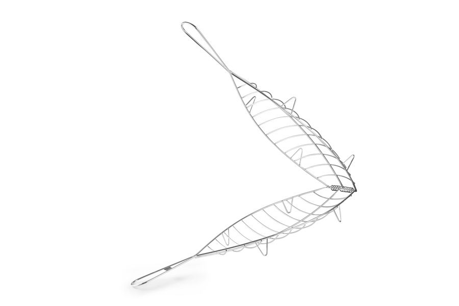 Ibili Stainless Steel Fish Grill Basket 42×19cm – Durable