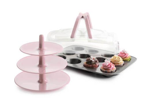 Ibili Muffin Pan with Lid & Stand – Easy Baking
