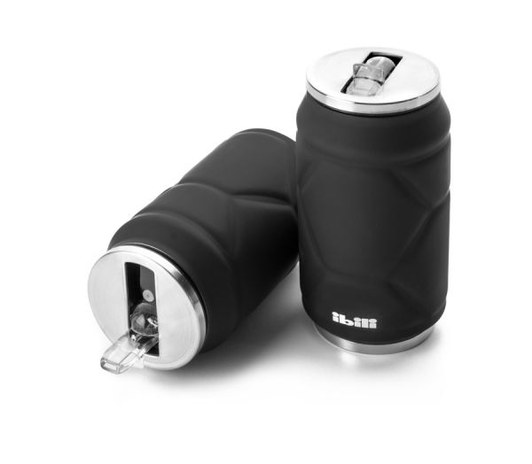 Ibili Ball Stainless Steel Bottle 330ml - Black