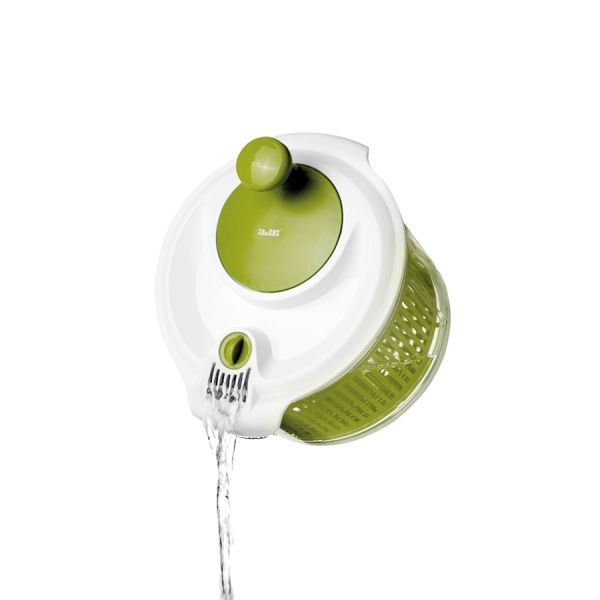 Ibili Confort 20cm Vegetable Spinner - Green & White