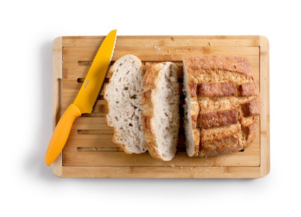 Ibili Bamboo Bread Cutting Board 38×25cm – Durable & Stylish