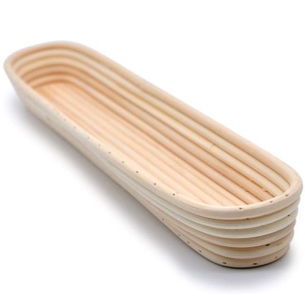 Ibili Banneton Baguette Proofing Basket 40×10cm – Beige